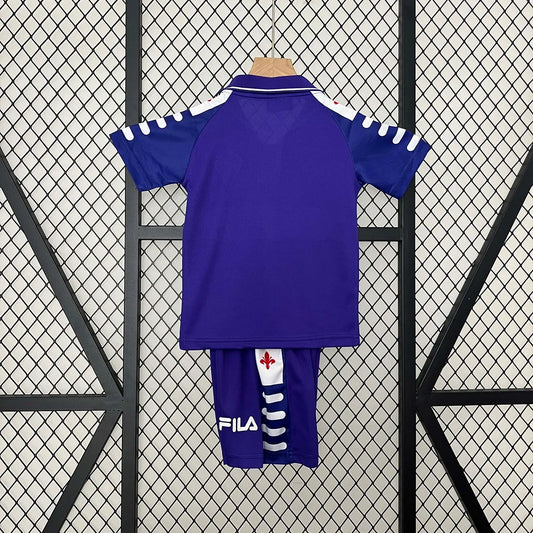 Completo casa Fiorentina Retro 1998/1999 per bambini
