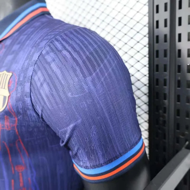 Maillot en édition limitée du FC Barcelone « Spotify Stripes »