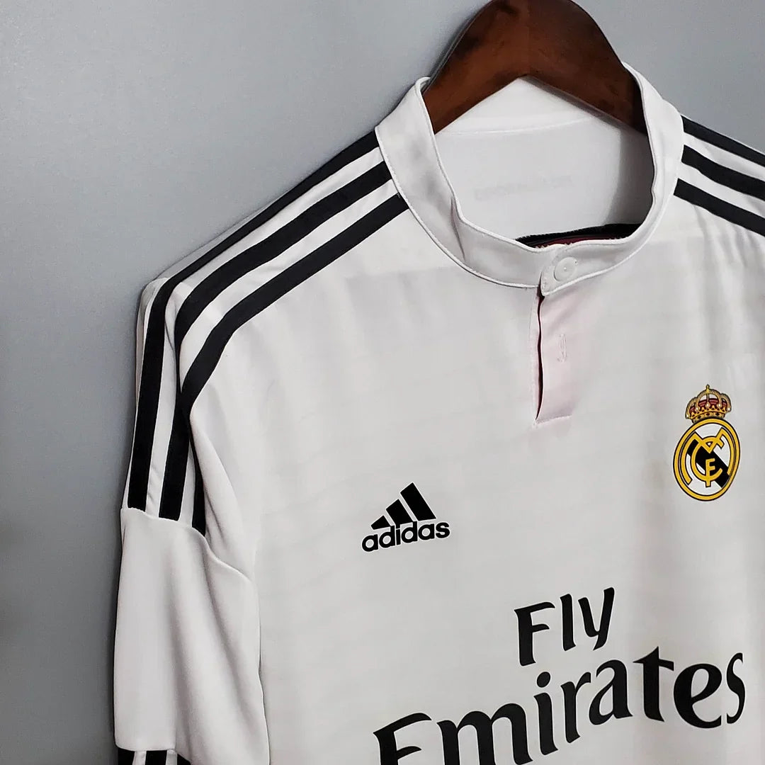 Retro 2014/2015 Real Madrid Home Long Sleeve
