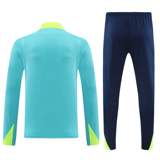 Survêtement Brésil vert et bleu