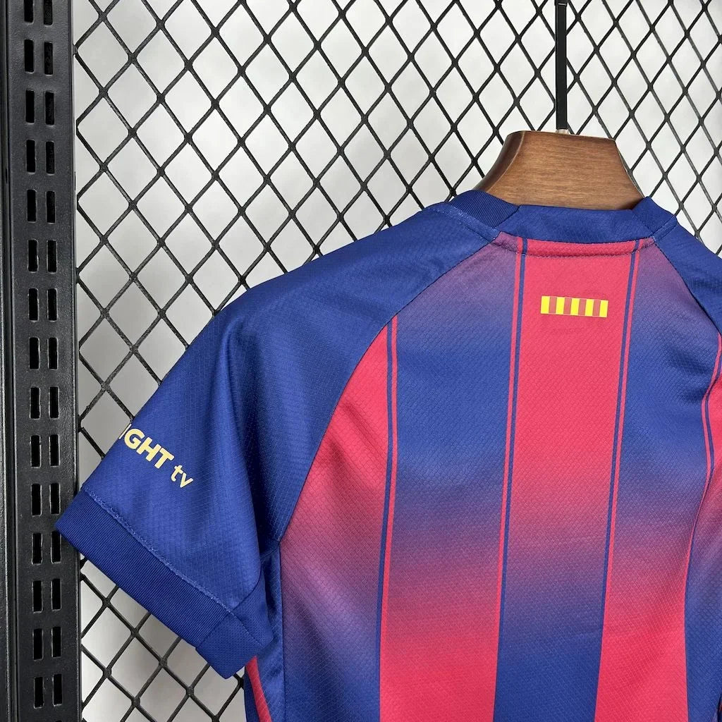 Maillot Domicile Barcelone 2025/2026 Taille Enfant