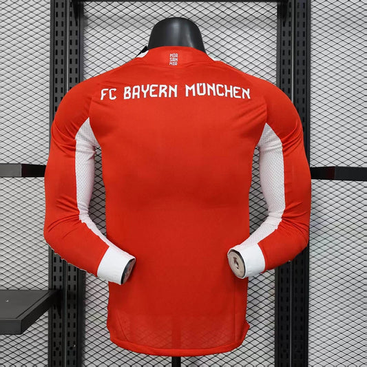 2025/2026 Bayern Monaco Home Manica Lunga