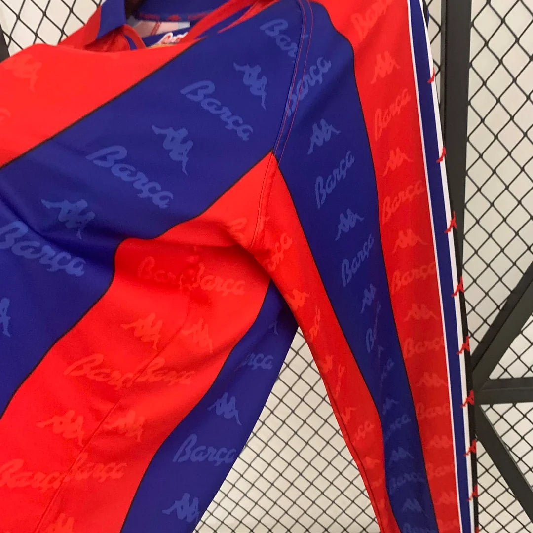 Maglia Home retrò Barcellona 1995-1997 a maniche lunghe