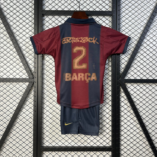 Taglia Bambino 2000/2001 Retro Barcellona x Travis Scott