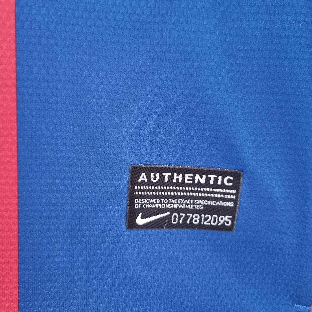 Maglia retrò FC Barcelona Home 2010-2011 a maniche lunghe