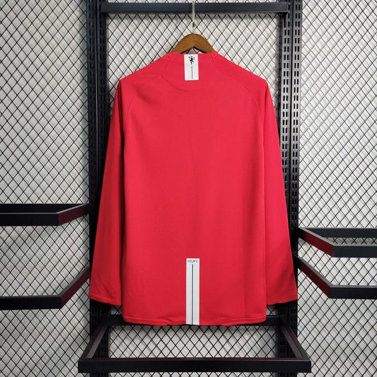 Manchester United Retro 2007-2008 Home Kit Long Sleeve