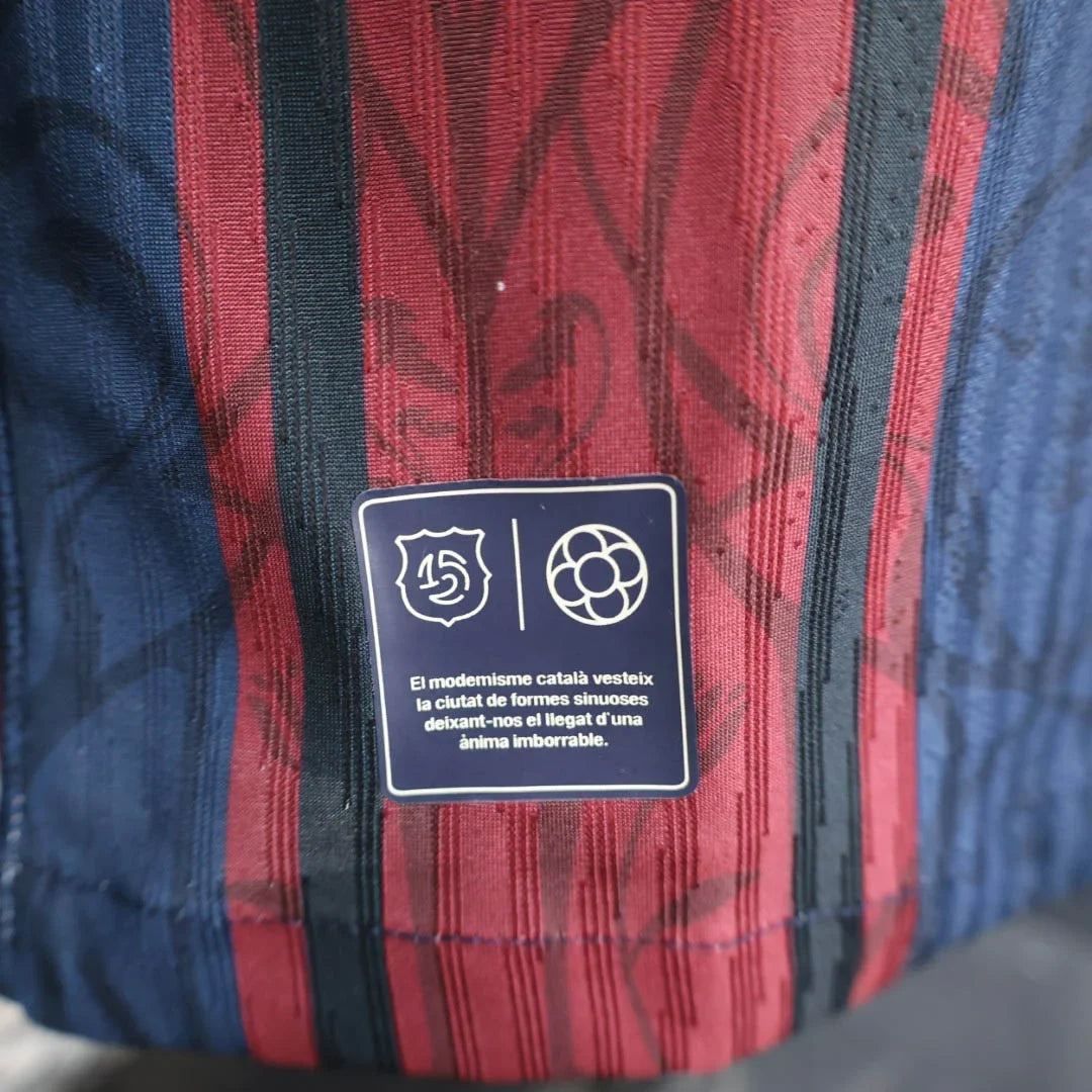 Barcellona 2025/2026 Maglia Limitata 125° Anniversario Manica Lunga