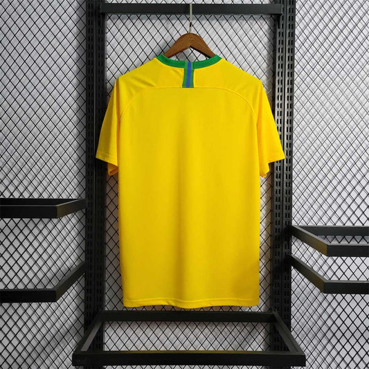 2018 Retro Brazil Home Jersey
