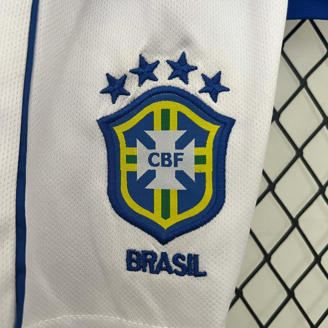 2002 Retro Brazil Away Kids Size