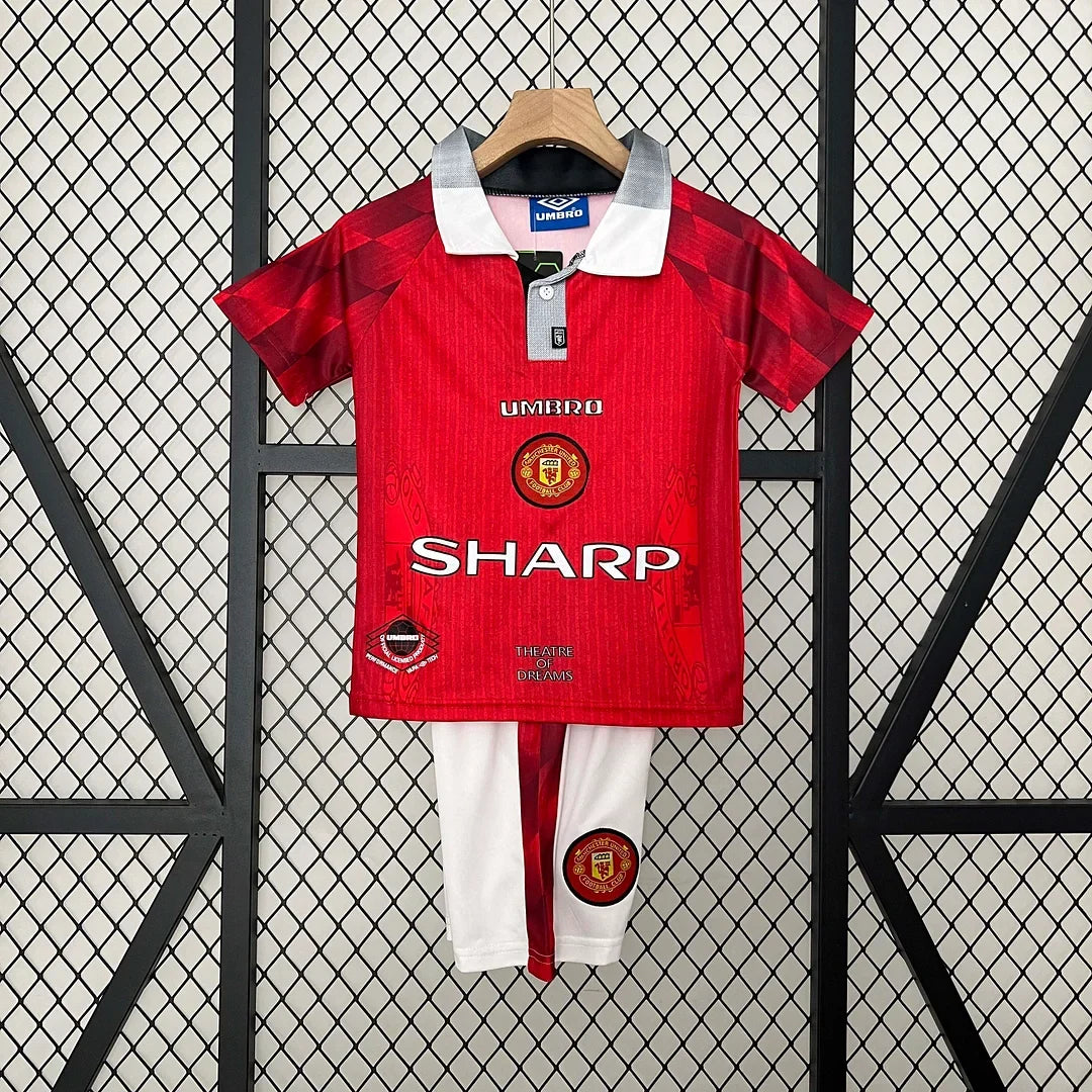 1996/1998 Retro Manchester United Home Kids Size