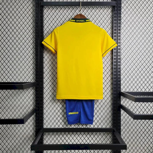 Maglia Retrò Brasile Home 1994 Taglia Bambino