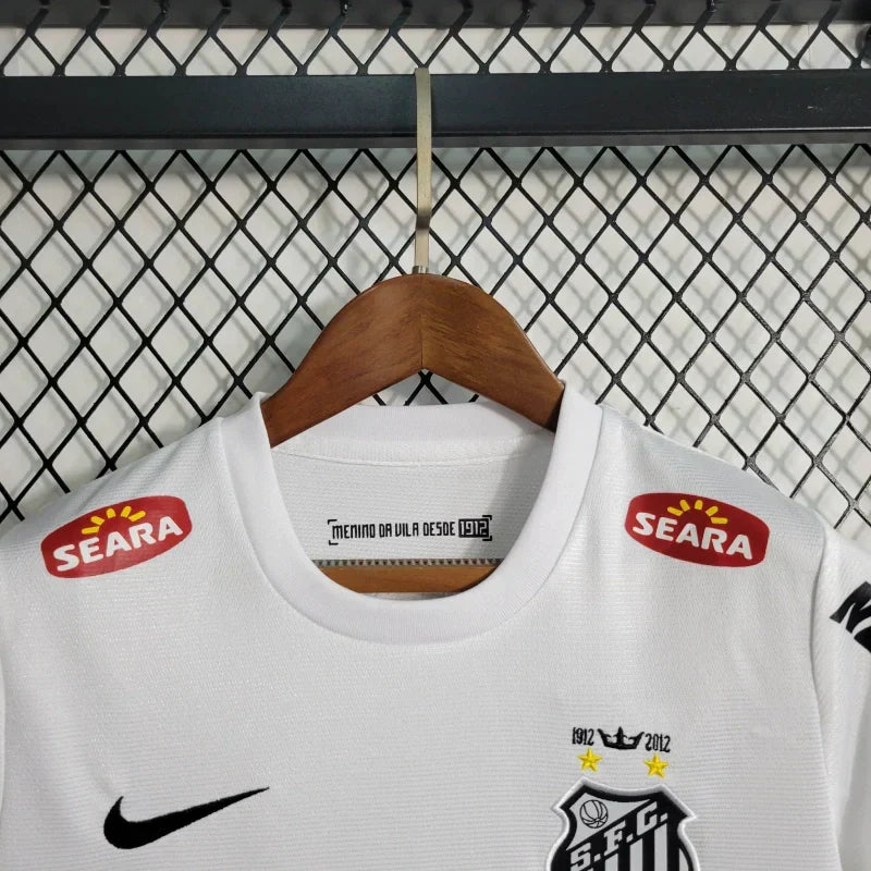 Maglia Santos retrò 2012 da casa per bambini