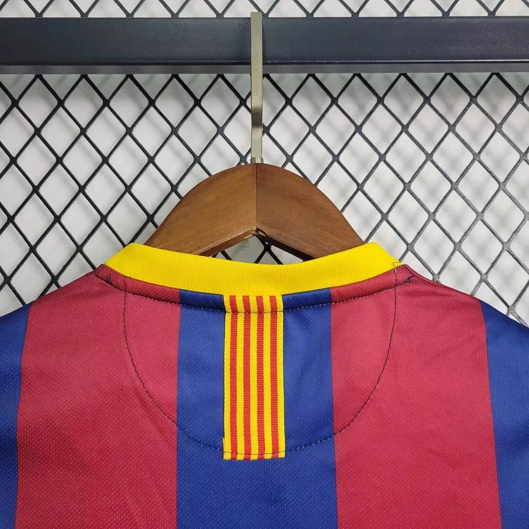 2010/2011 Retro Barcelona Home Kids Size