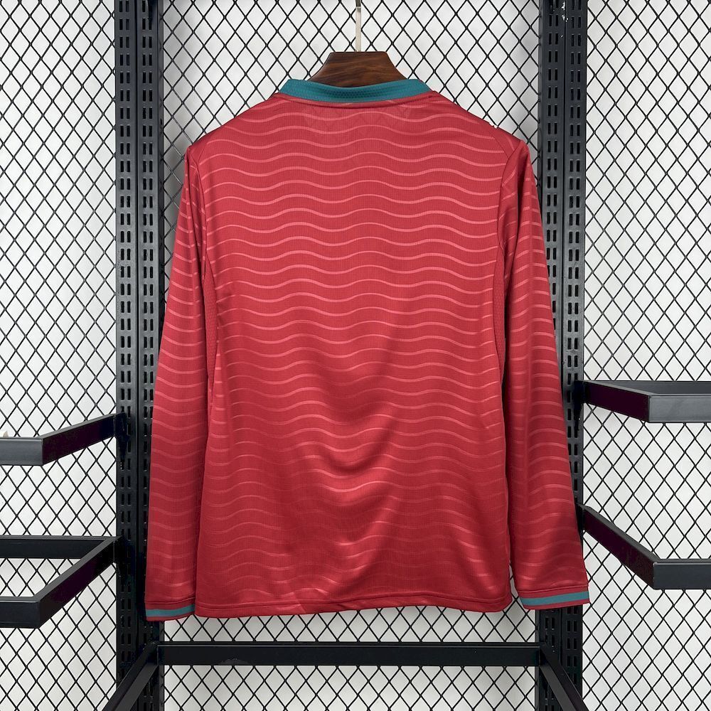 Maglia Portogallo Mondiale 2026 Maniche Lunghe Versione Tifoso