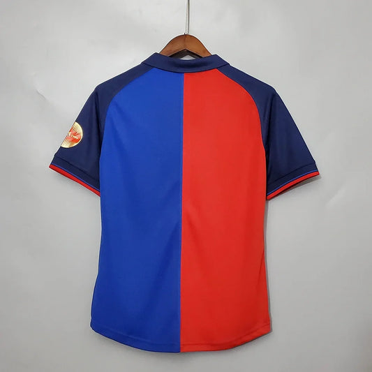 Maglia da casa rétro del Barcellona 100° anniversario 1999-2000