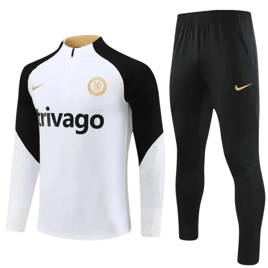 Survêtement Chelsea blanc et noir