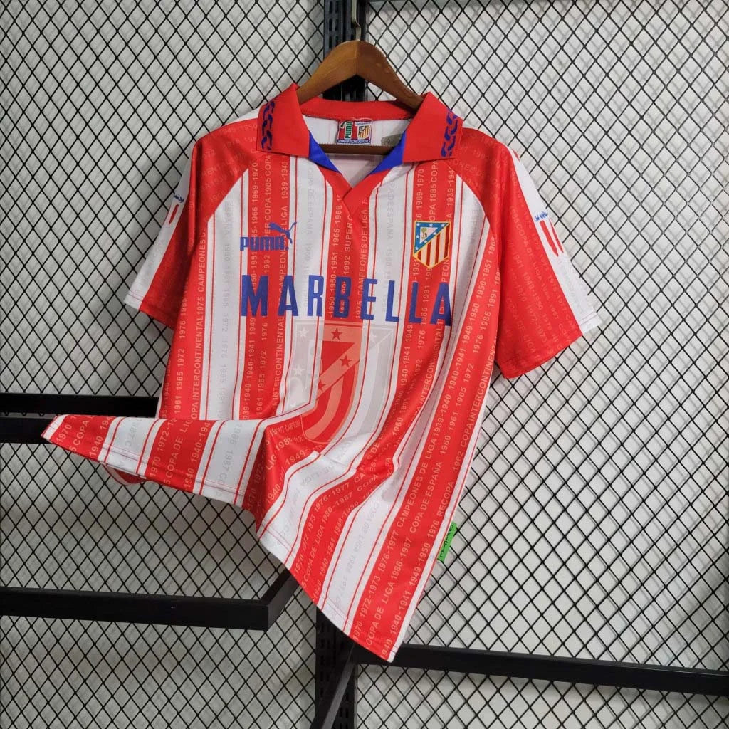 Maillot Rétro Domicile Atletico Madrid 1994-1995