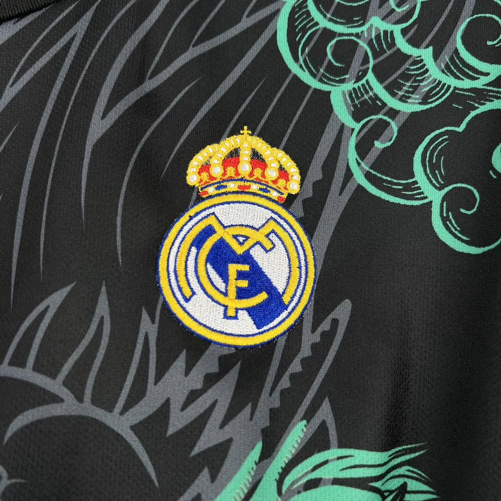 Maillot Real Madrid "Dragon Émeraude" Édition Limitée