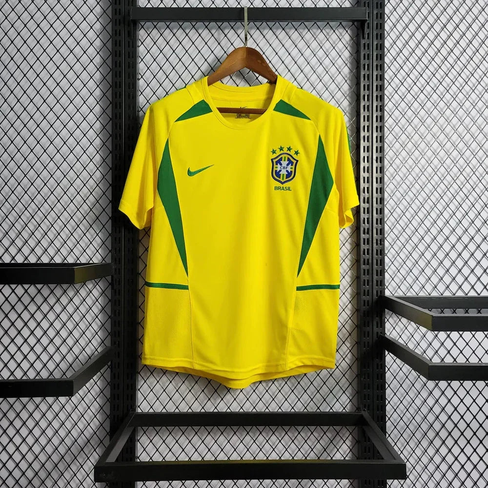 Maillot Rétro Brésil Domicile 2002
