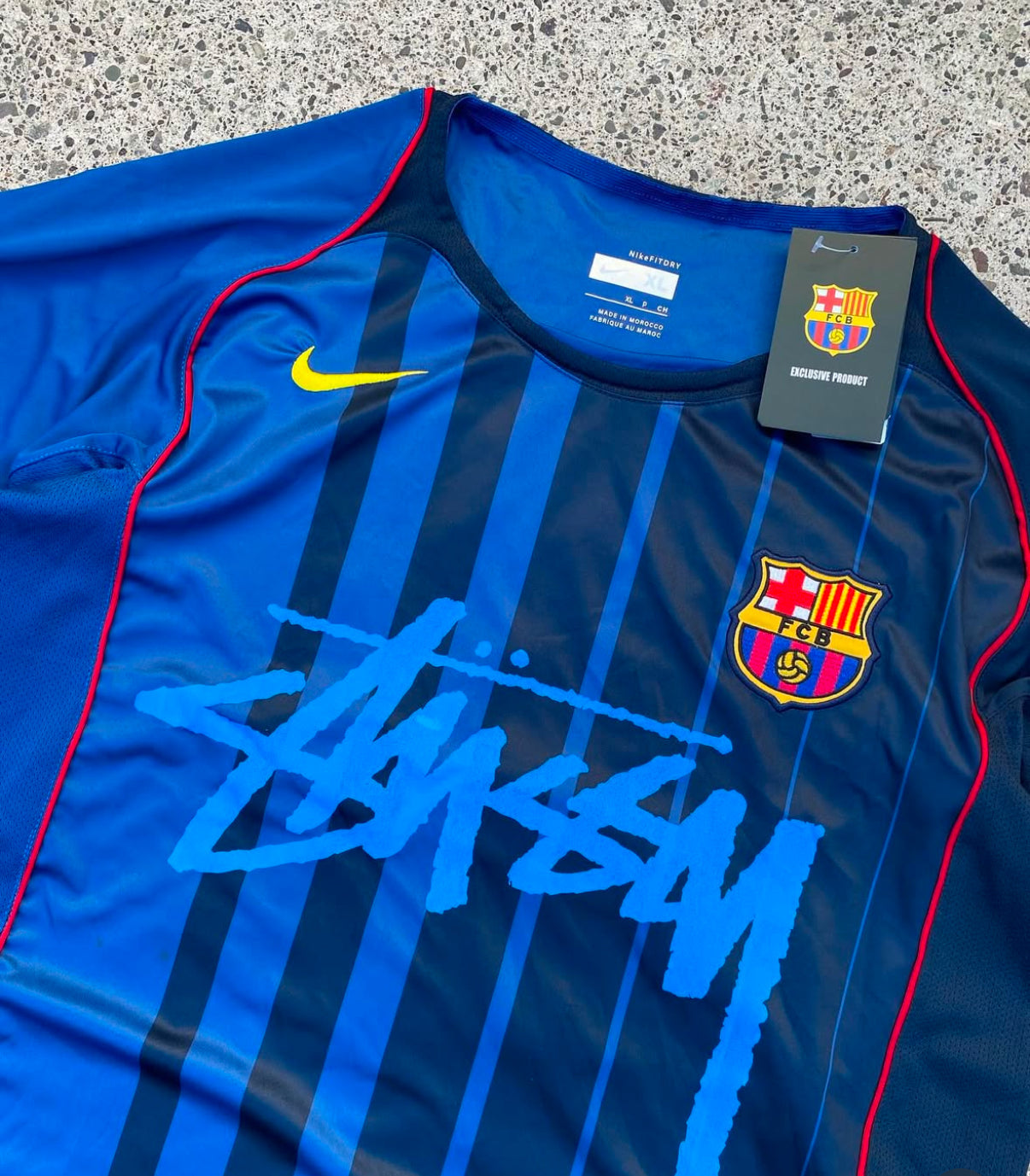 Maglia in edizione limitata Stüssy x Barcelona