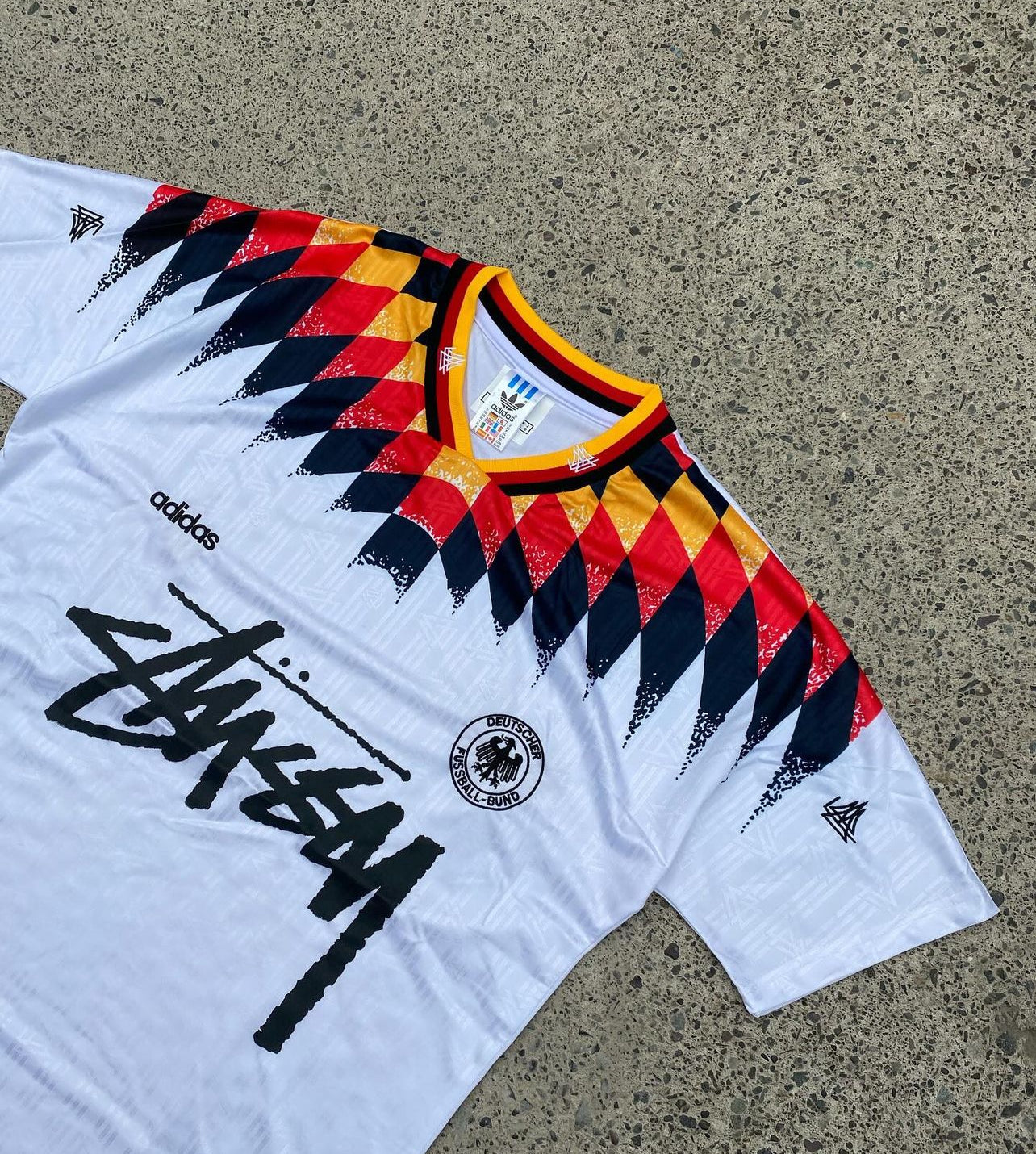Maillot en édition limitée Stüssy x Allemagne rétro 1994