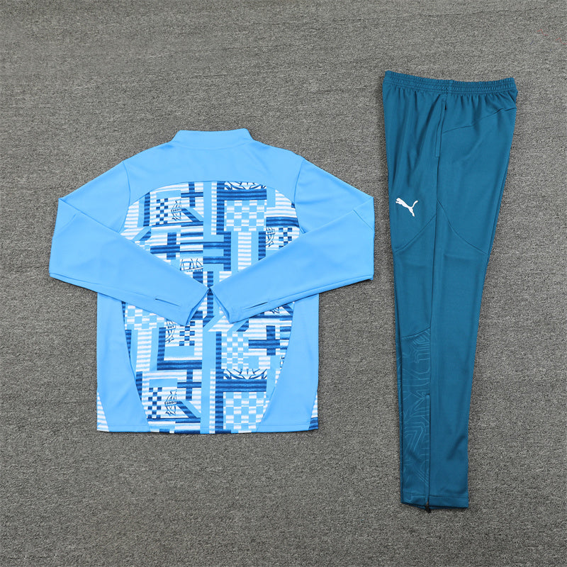 Survêtement bleu et bleu clair Olympique de Marseille