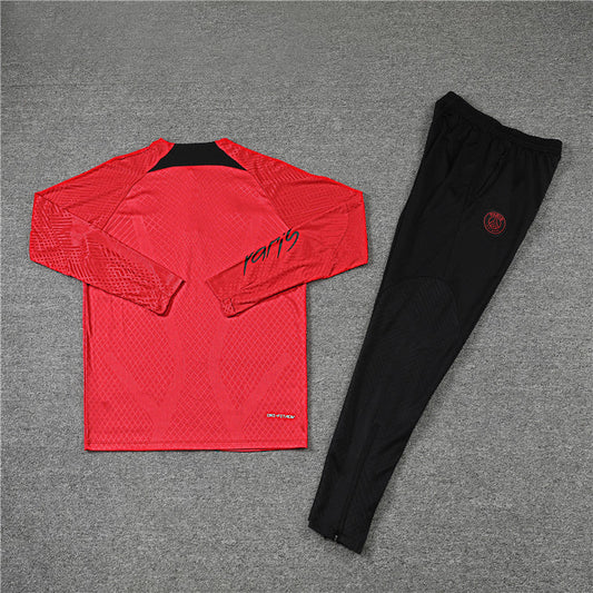 Survêtement PSG Noir et Rouge II