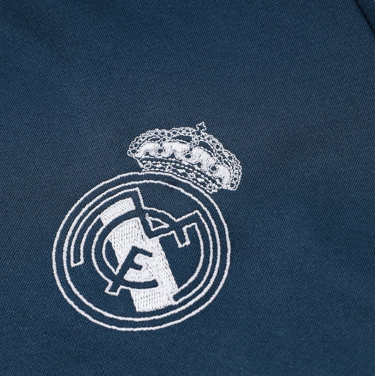 Survêtement Real Madrid bleu foncé et jaune