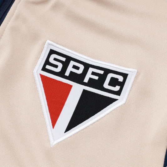 Tuta sportiva Sao Paolo blu scuro e beige