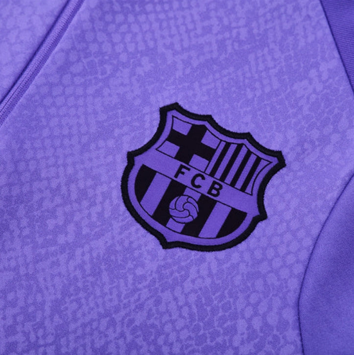 Tuta sportiva viola e nera Barcellona 2025/2026