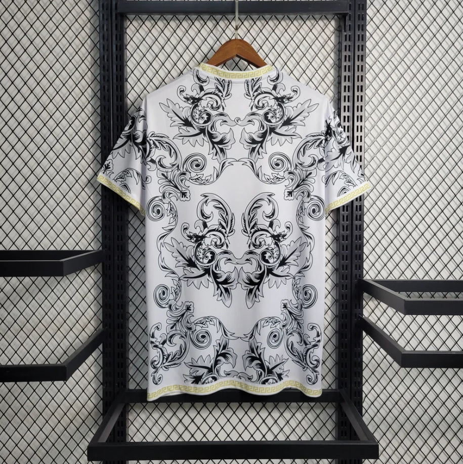 Italie "Versace" Maillot Blanc Édition Limitée