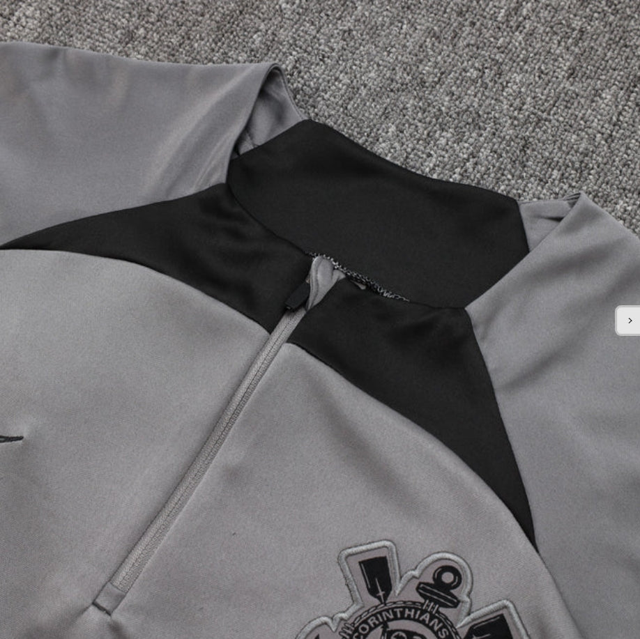 Survêtement noir et gris Corinthians