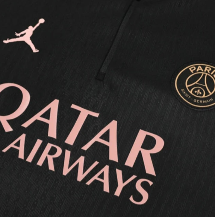 Survêtement PSG noir et rose
