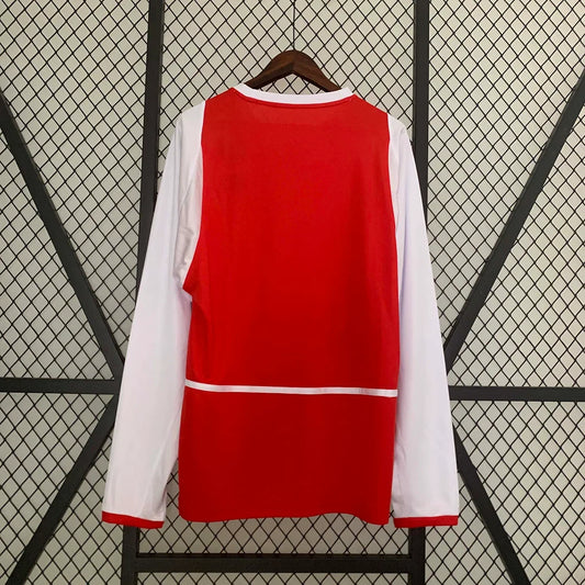 Maillot rétro Arsenal domicile manches longues 2003-2004