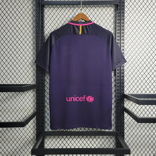 Maglia da trasferta retrò del Barcellona 2016/2017