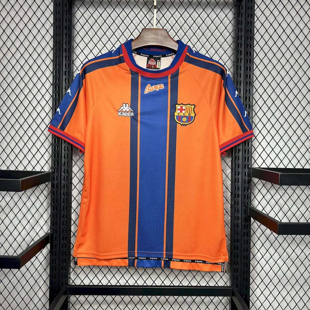 1997-1998 Retro Barcelona Away Jersey