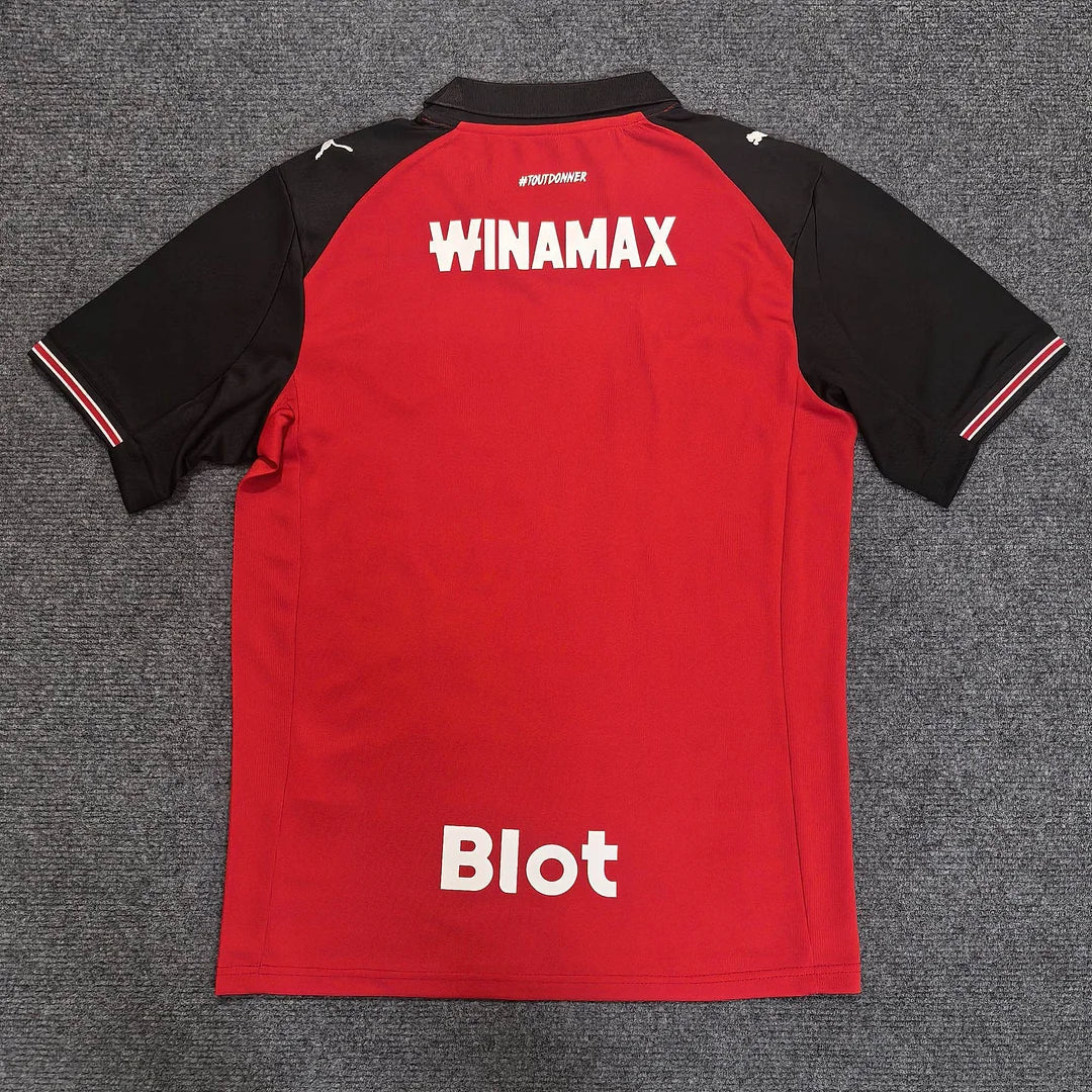 Maillot domicile du Stade Rennais 2025-2026