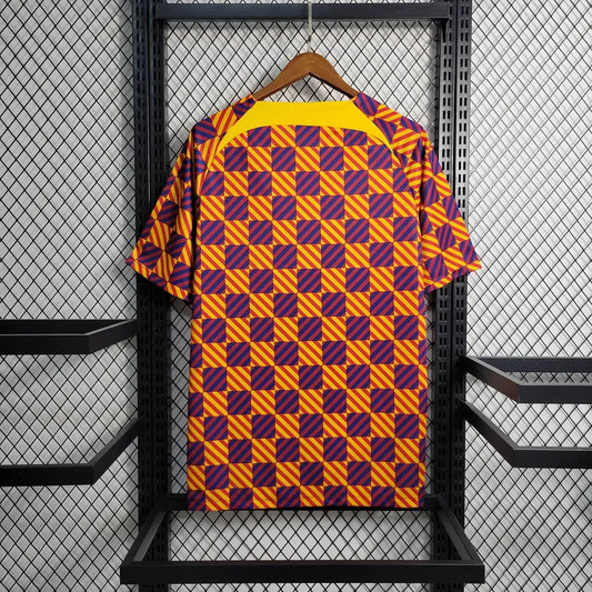 Maglia in edizione limitata "Striped Plaid" del Barcellona
