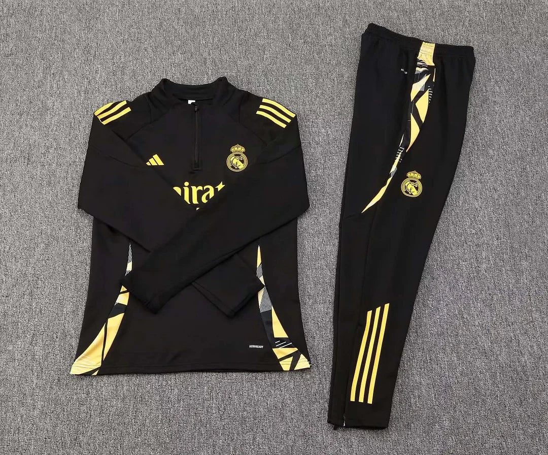 Tuta Real Madrid nera e oro