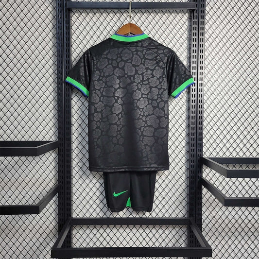 Brasile "Black Leopard" Maglia in Edizione Limitata per Bambini