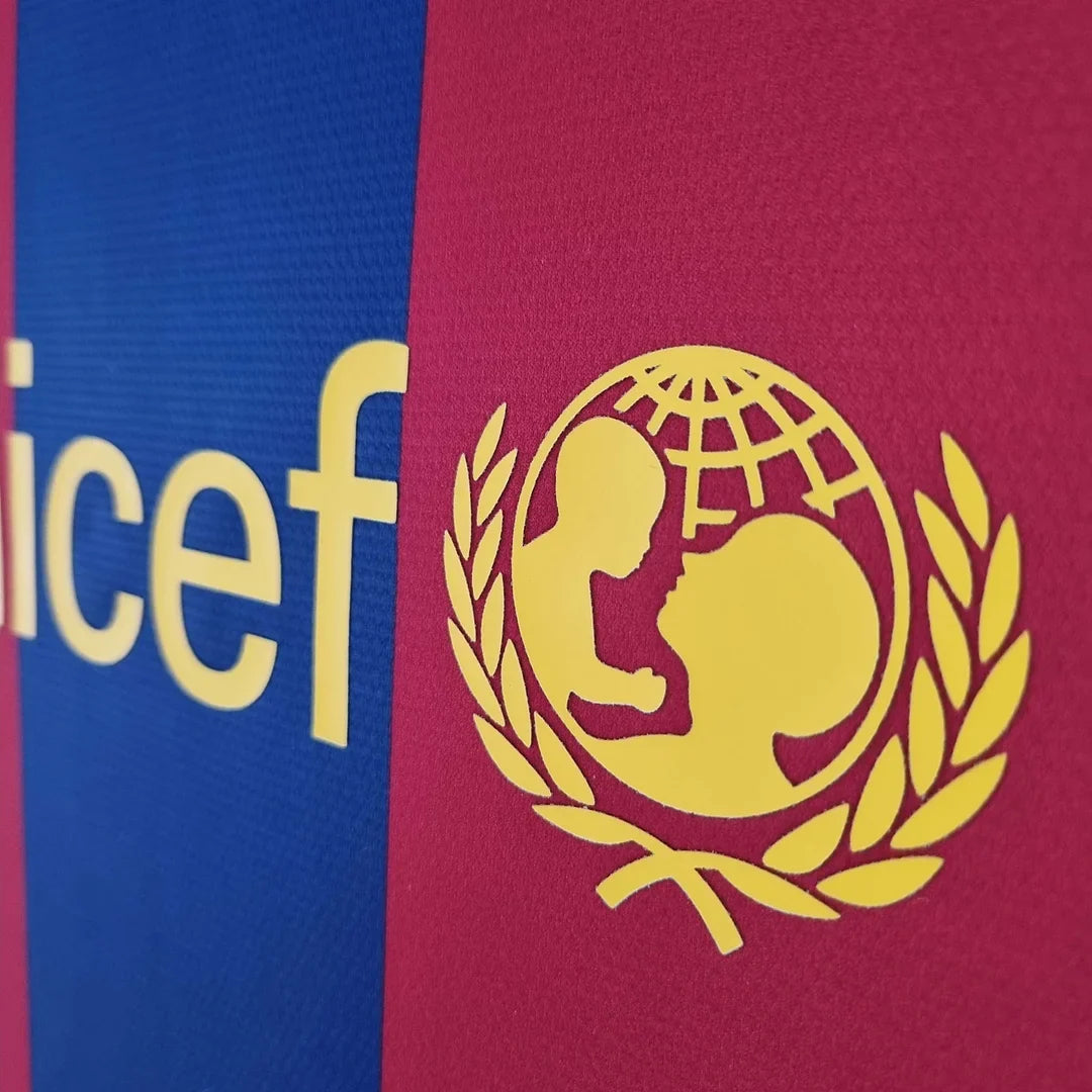 Maglia retrò FC Barcelona Home 2010-2011 a maniche lunghe