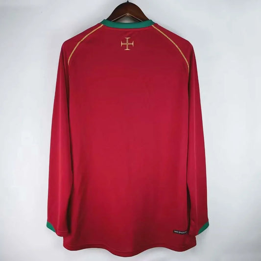 Maillot domicile manches longues du Portugal Rétro 2006