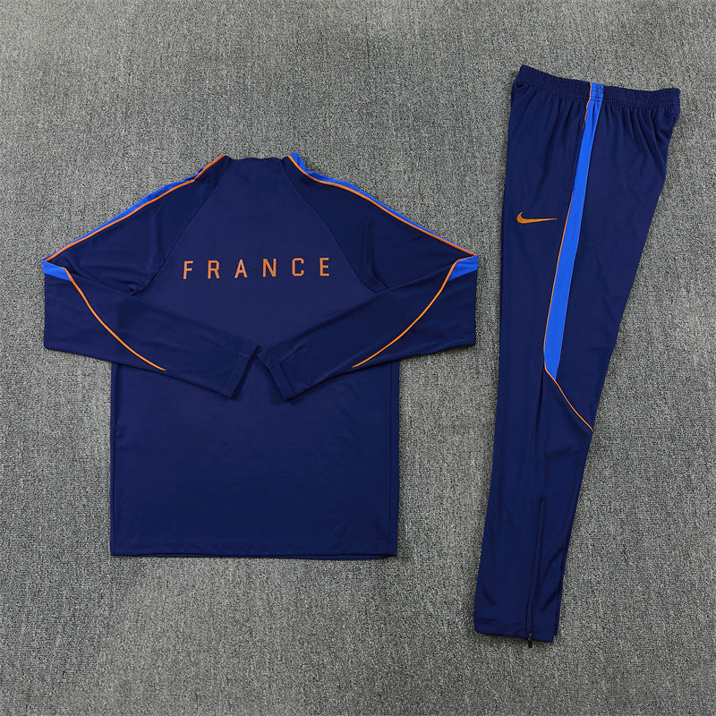 Tuta sportiva blu scuro Francia 2026/2027