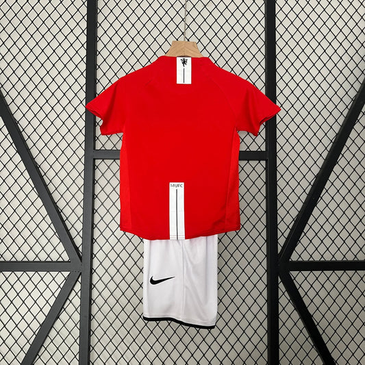 Maglia retrò Manchester United Home 2007/2008, taglia bambino