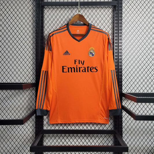 Maillot Rétro Real Madrid Third Extérieur Manches Longues 2013-2014