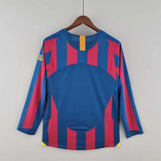Maglia Barcellona Home Maniche Lunghe Retro 2005-2006