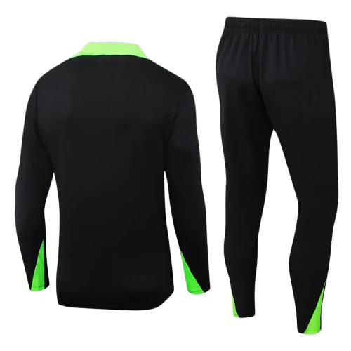 Survêtement Brésil Noir et Vert Clair