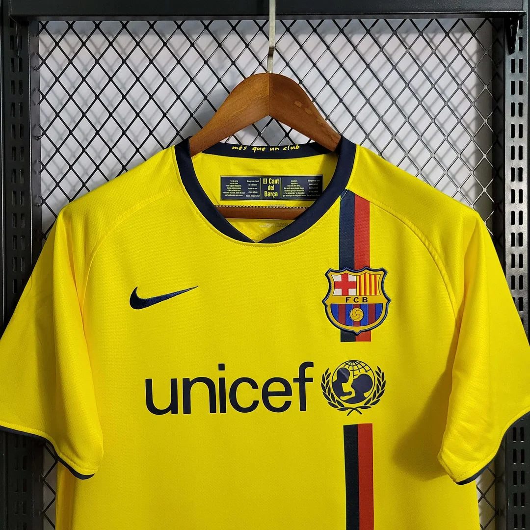 Maglia da trasferta del Barcellona del 2008-2009 in stile retrò