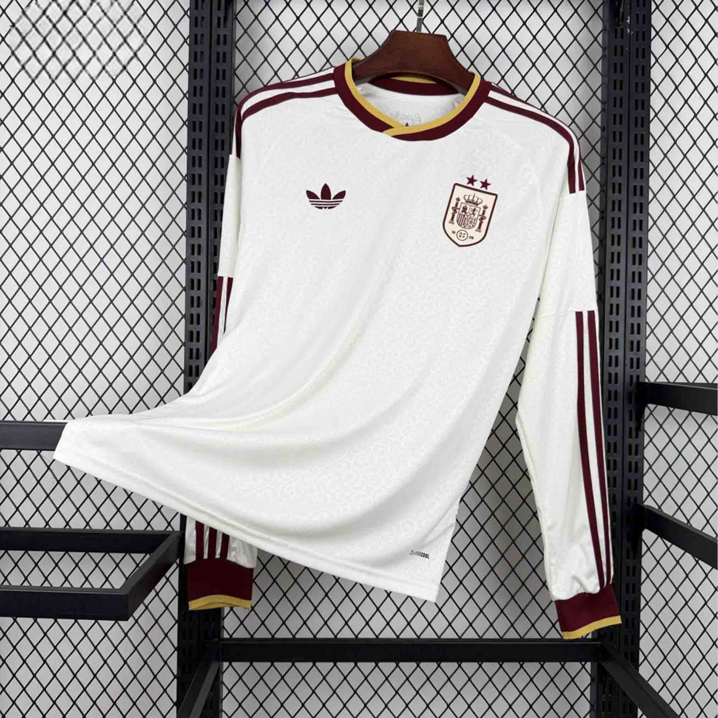 Maglia Mondiali Spagna 2026 Versione Tifoso Maniche Lunghe 2 Stelle