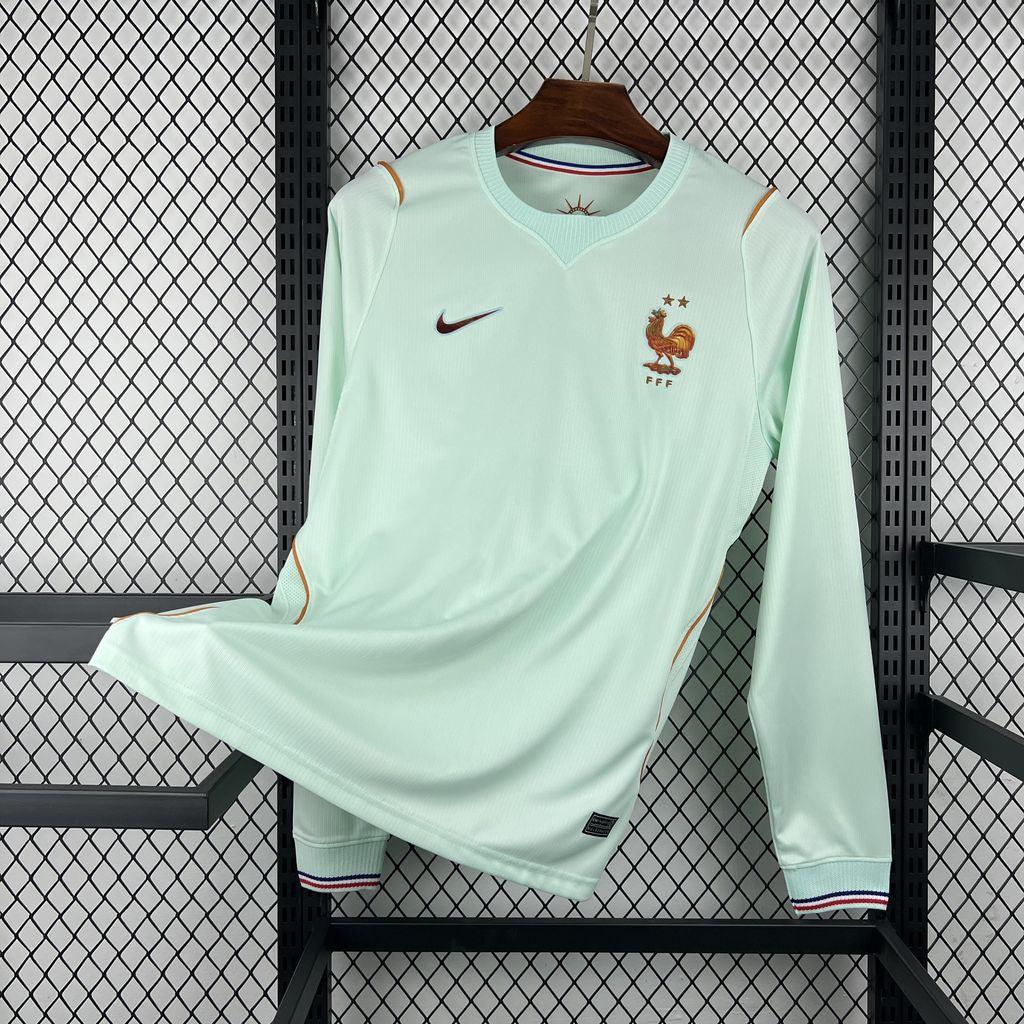 Divisa Trasferta Francia Mondiali 2026 Manica Lunga Versione Tifoso